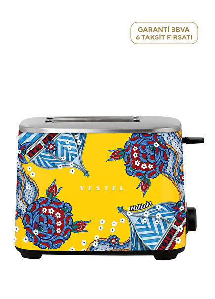 Vestel x Aslı Filinta Retro Yellow Tile Toaster