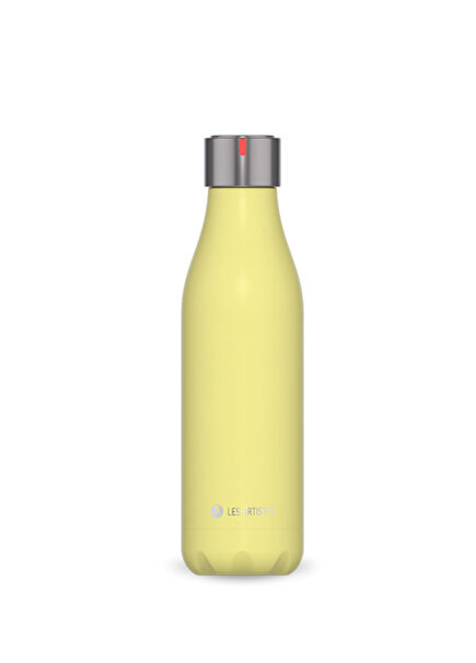 Heat Insulated Yellow Steel Thermos Flask 500 ml