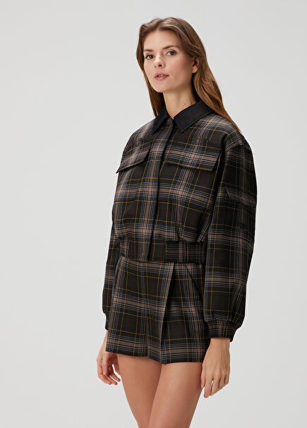 Multicolored Wool Coat