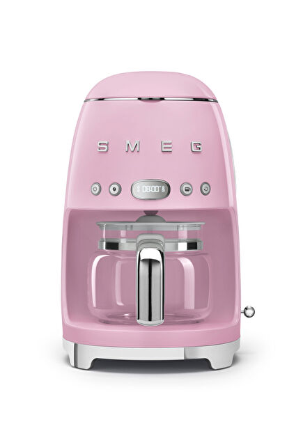 50s Style Pembe Filtre Kahve Makinesi