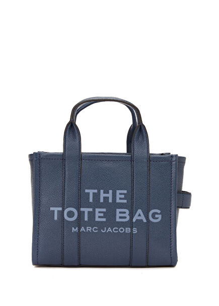 Mini Lacivert Kadın Deri Omuz Çantası