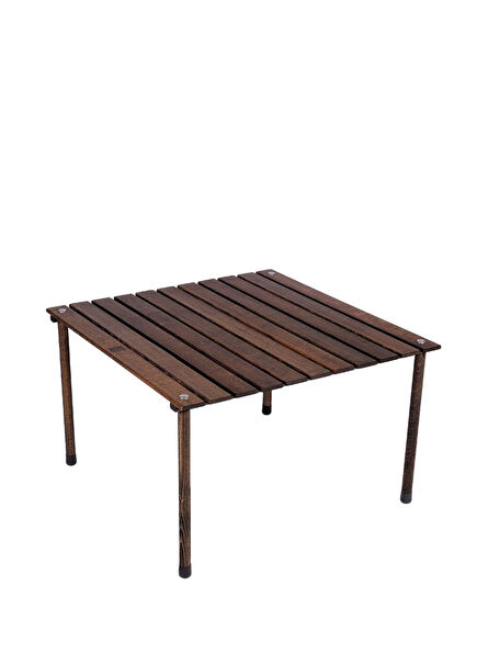 Anthracite Wooden Folding Camping Table