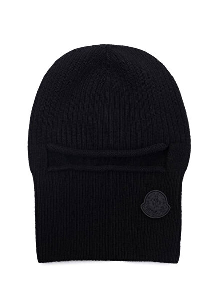 Black Women's Wool Balaclava
