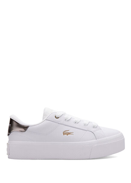 Ziane Platform White Leather Women's Sneakers