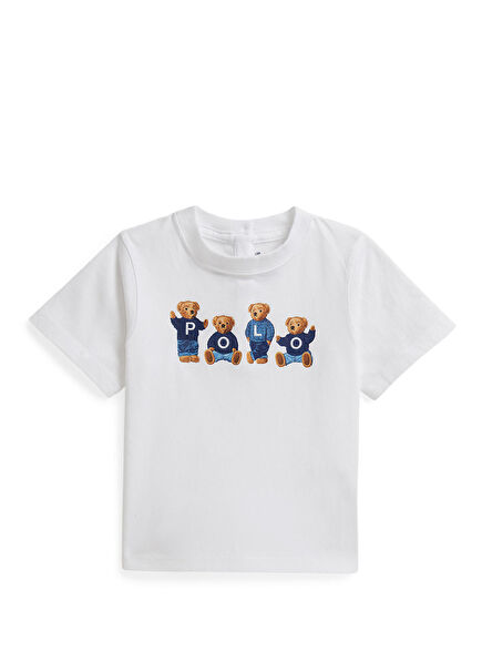 Beyaz Kız Bebek T-shirt