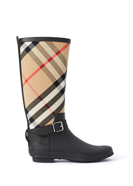 Simeon Strap Detail House And Rubber Bej Kadın Bot