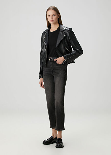 Harlow Koyu Gri Jean Pantolon