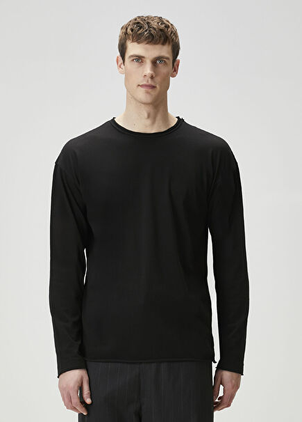 Siyah Uzun Kollu T-shirt