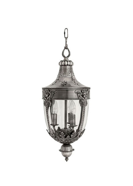 Gabriel Antik Gümüş Kaplama Sarkıt