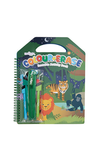 Renkli Silinebilir Unisex Çocuk Aktivite Boyama Kitabı Seti