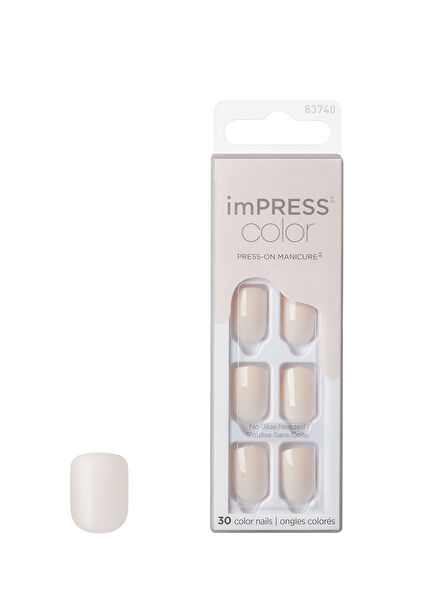 Color Nude Kendinden Yapışkanlı Kısa Takma Tırnak