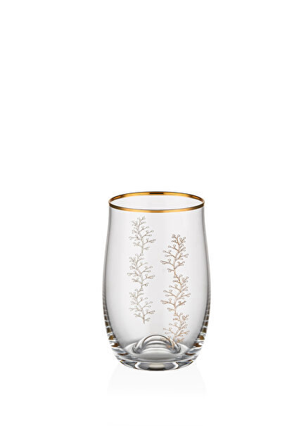 Lorin 24-Karat Gold Gilded 6-Piece Glass Water Glasses