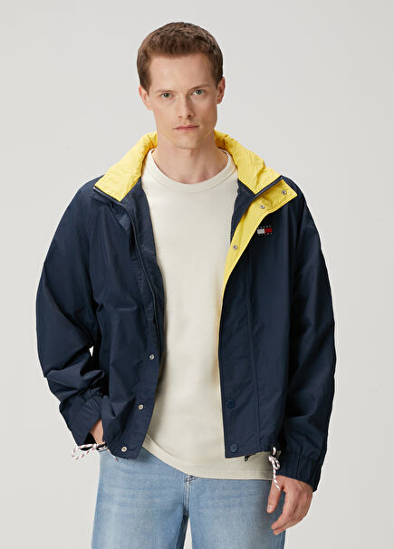 Blue Hooded Coat