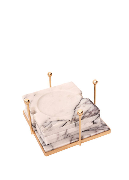 Timeless Lilla Marble Coaster Set