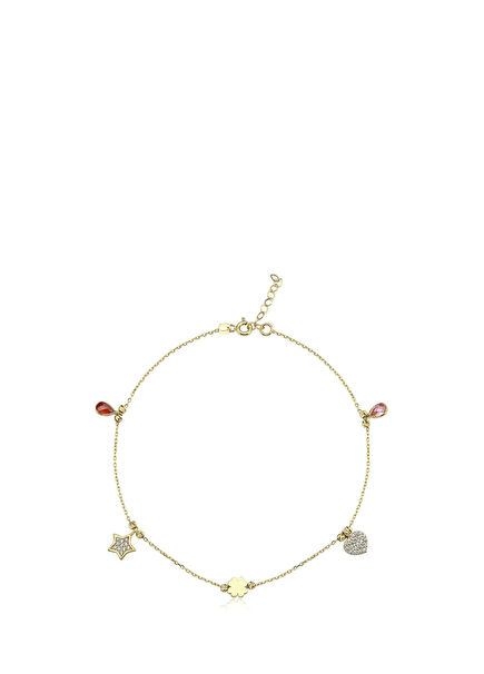 Multi Charm 14 Ayar Altın Kadın Halhal