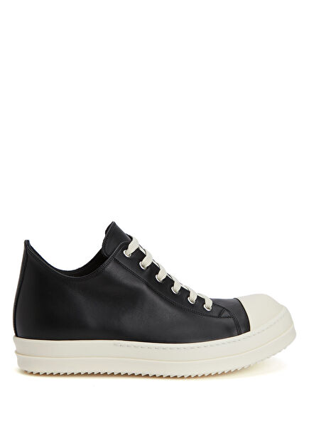 Black Men's Leather Sneakers