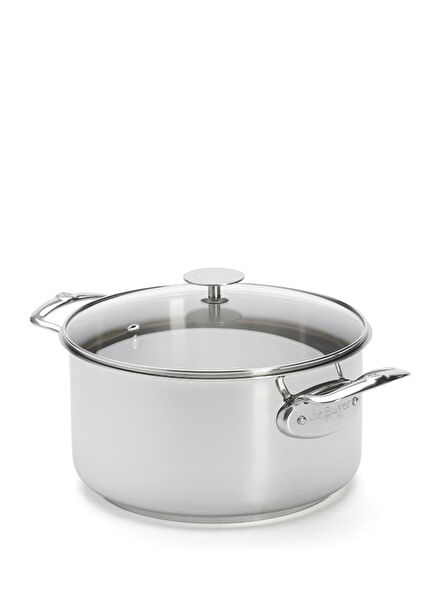Milady Stainless Steel Cookware with Glass Lid 24 cm