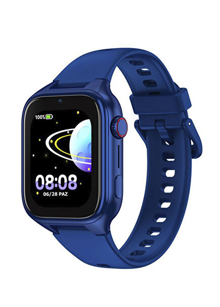 Kidi GPS Okyanus Laciverti 4G Sim Kartlı Akıllı Çocuk Saati 2KSW02