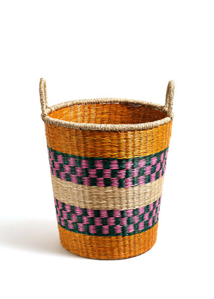 Tam Dao Renkli Deniz Çayırı Sepet 33 cm