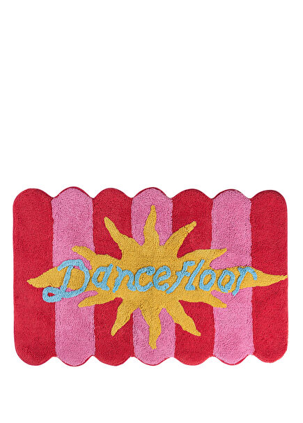 Punjab Red Pink Cotton Bath Mat 60 x 90 cm