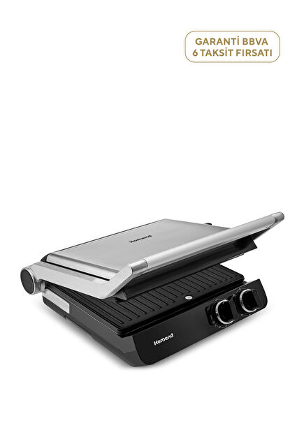 Grilliant 1342H 3 in 1 Inox XL Grill and Toaster