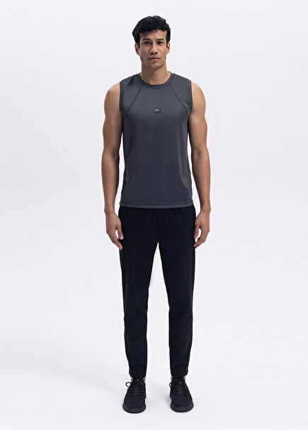 Black Men's Sports Pants EM440-BK