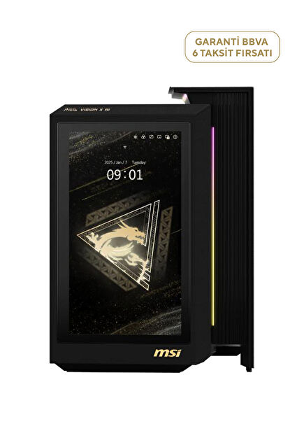 MEG VISION X AI 2NVV7-004EU ULTRA 7 265K 32GB RAM DDR5 2TB SSD 16GB RTX 5080 Windows 11 Gaming Desktop Computer Case