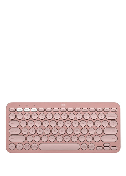 Pebble Keys 2 K380s Multi-Device Pudra Pembe Bluetooth Klavye 920-011861