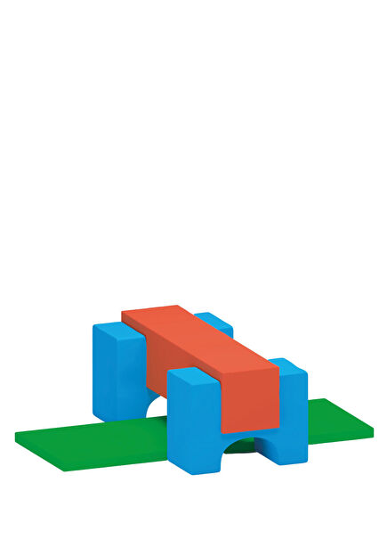 Colorful Modeüler 4 Piece Sponge Game Set