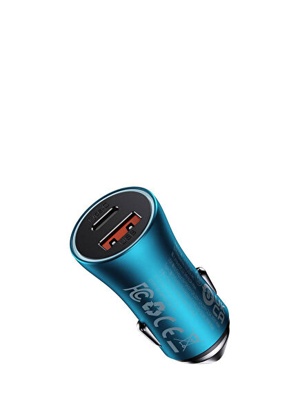 CGJM000103 Max Dual Car Charger U+C 60W Araç Şarj Cihazı 