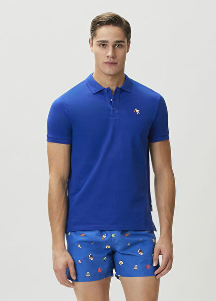 Astronaut Blue Polo T-shirt