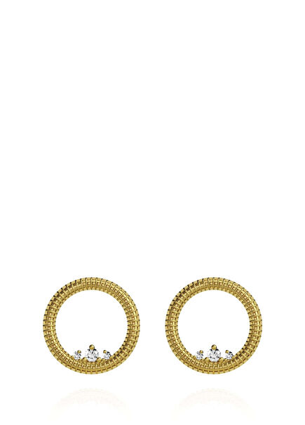 Midi Princess Semita 14K Gold Plated 925Sterling Silver Women's Earrings