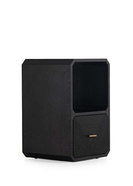 Gabriella Black Wooden Nightstand