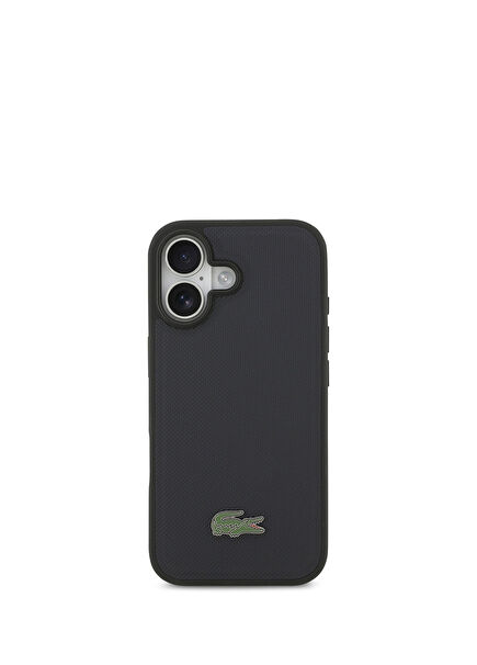 iPhone 17 Pike Desenli Metal Logolu Kartlıklı Magsafe Uyumlu Telefon Kılıfı