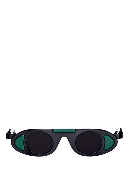 BL0050 Black Green Acetate Men's Sunglasses