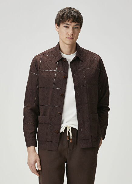 Axel Dark Brown Outer Shirt