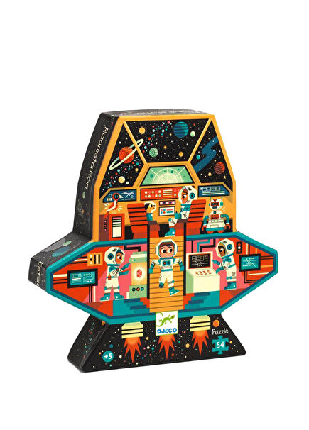 Space Station 54 Parça Dekoratif Çocuk Puzzle