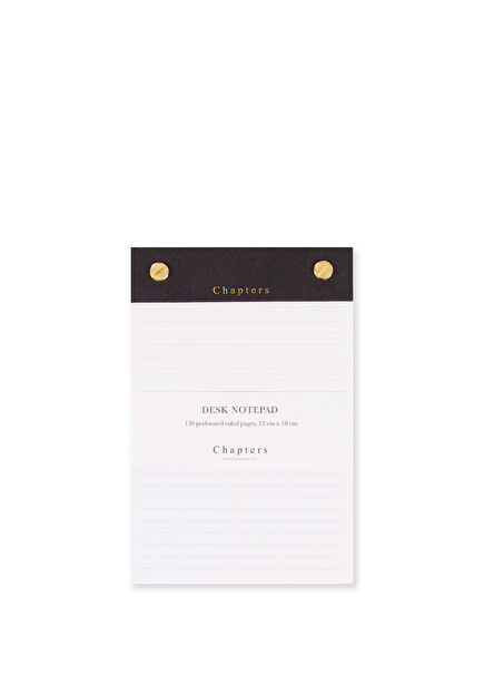Small Notepad Black Desktop Note Papers