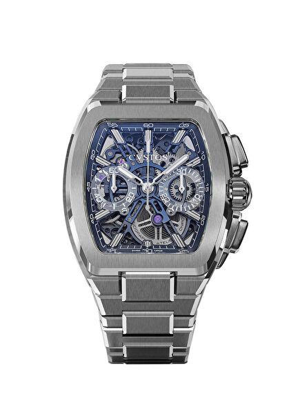 Metropolitan Chrono Blue SQLT Gri Titanium  Erkek Kol Saati