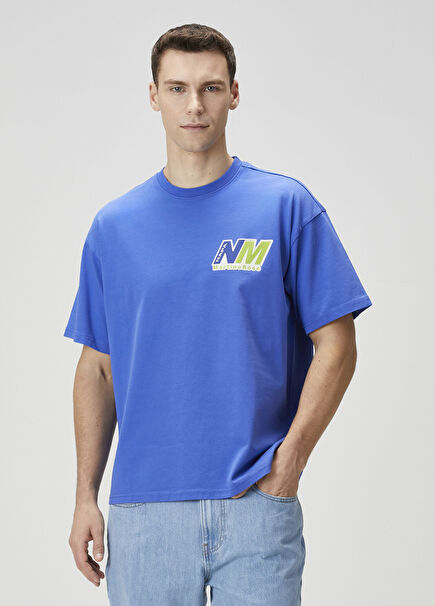 X Martin Rose Blue T-Shirt