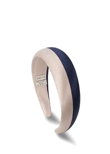 Hybrid Loretha Bej Lacivert İpek Kumaş Kadın Taç