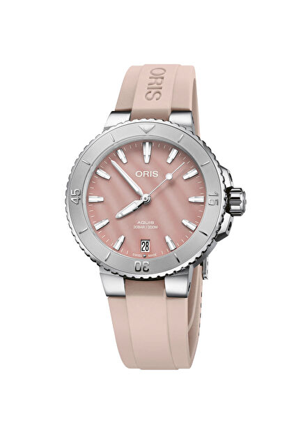 Aquis Date 01 733 7770 4158-07 4 18 66FC Pudra Pembe Kadın Kol Saati