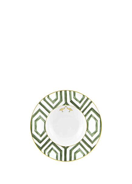 Amazonia Multicolored Porcelain Soup Plate