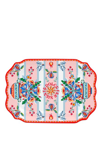 Dolce Far Niente Melamin Oval Servis Tepsi 35 x 55 cm