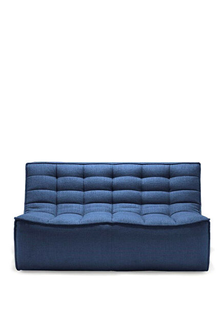 N701 Blue 2-Seater Sofa