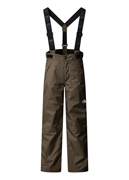 Snowquest Suspender Haki Çocuk Kayak Pantolonu