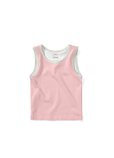 Blush Pink Zero Sleeve Unisex Baby Tank Top
