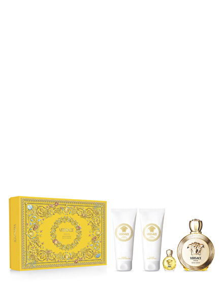 Eros Pour Femme EDP 100 ml Perfume + 100 ml Shower Gel + 100 ml Body Lotion + 5 ml Travel Size Women's Perfume Set