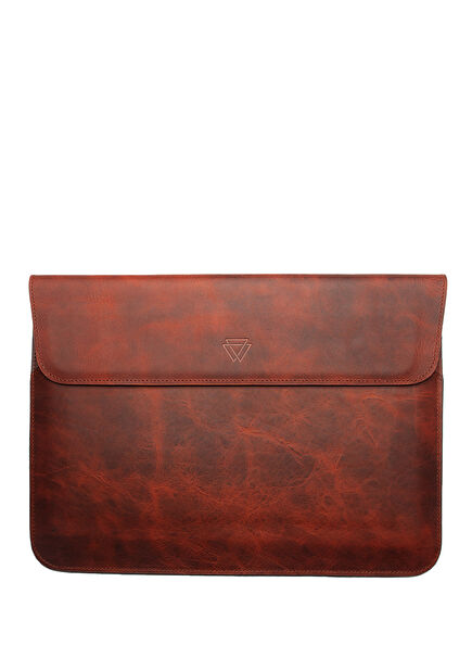 MacBook Air Pro 16" Brick Leather Laptop Sleeve