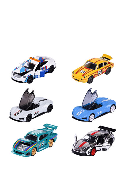 Porsche Deluxe 6-Piece Set Toy Cars